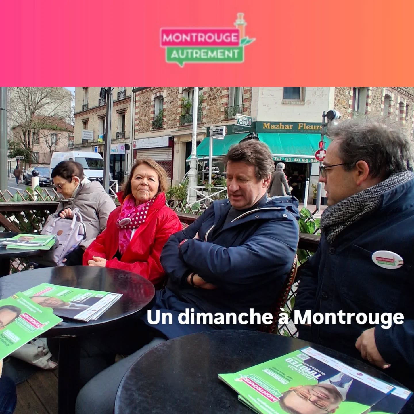 Une visite dominicale dans le cadre de notre campagne municipale.