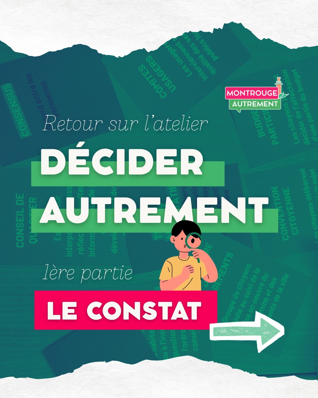 Retour sur l'atelier citoyen "Décider Autrement" : comment faire de Montrouge une ville plus démocratique ? 

#montrougeautrement
#montrougemunicipales
#montrouge2026
#montrouge
#municipales