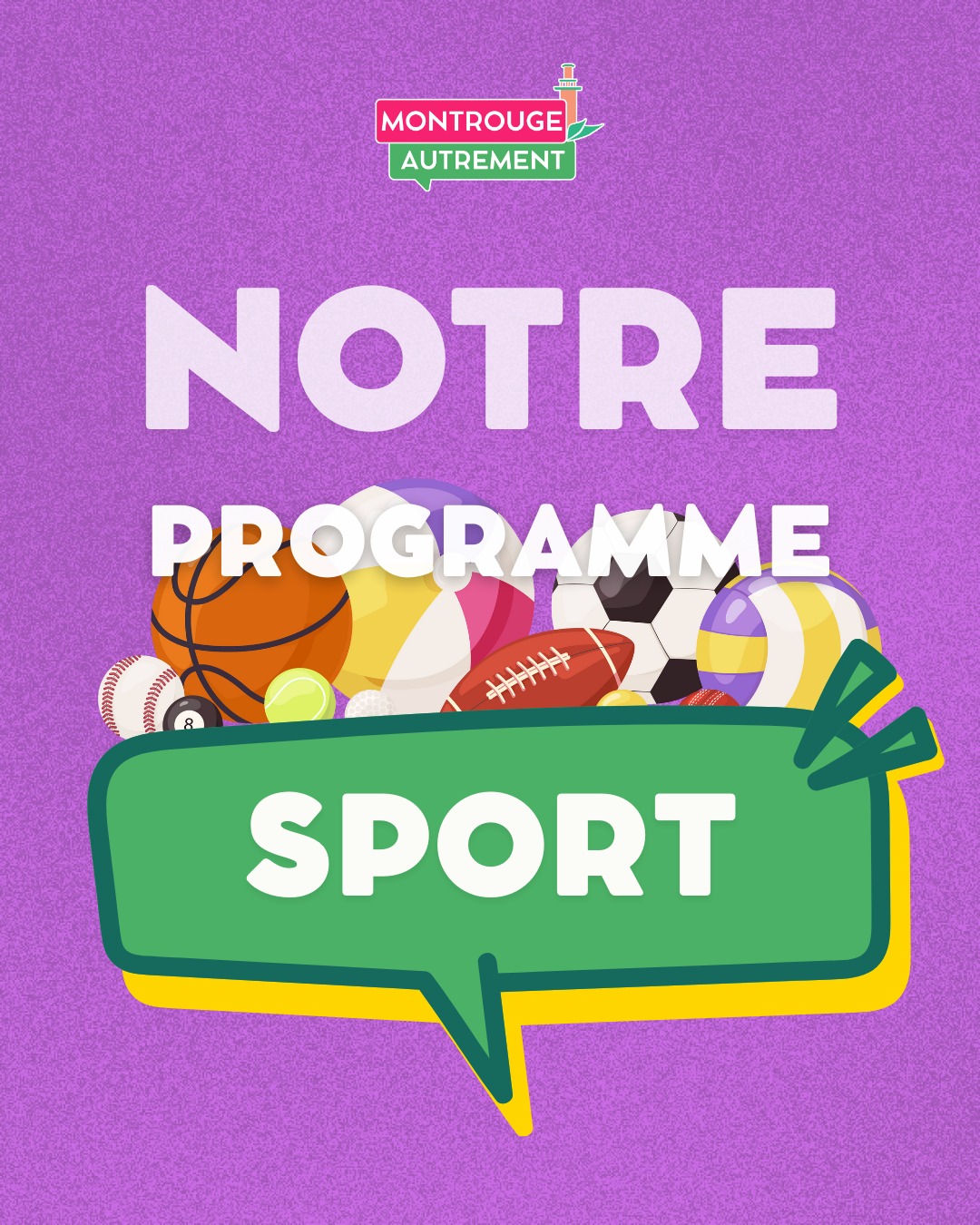 Aujourd'hui, mettons en lumière quelques unes de nos propositions concernant le sport !

Pour en savoir +, rendez-vous sur notre site internet

#montrouge #montrougeautrement #municipales #montrouge2026 #municipales2026