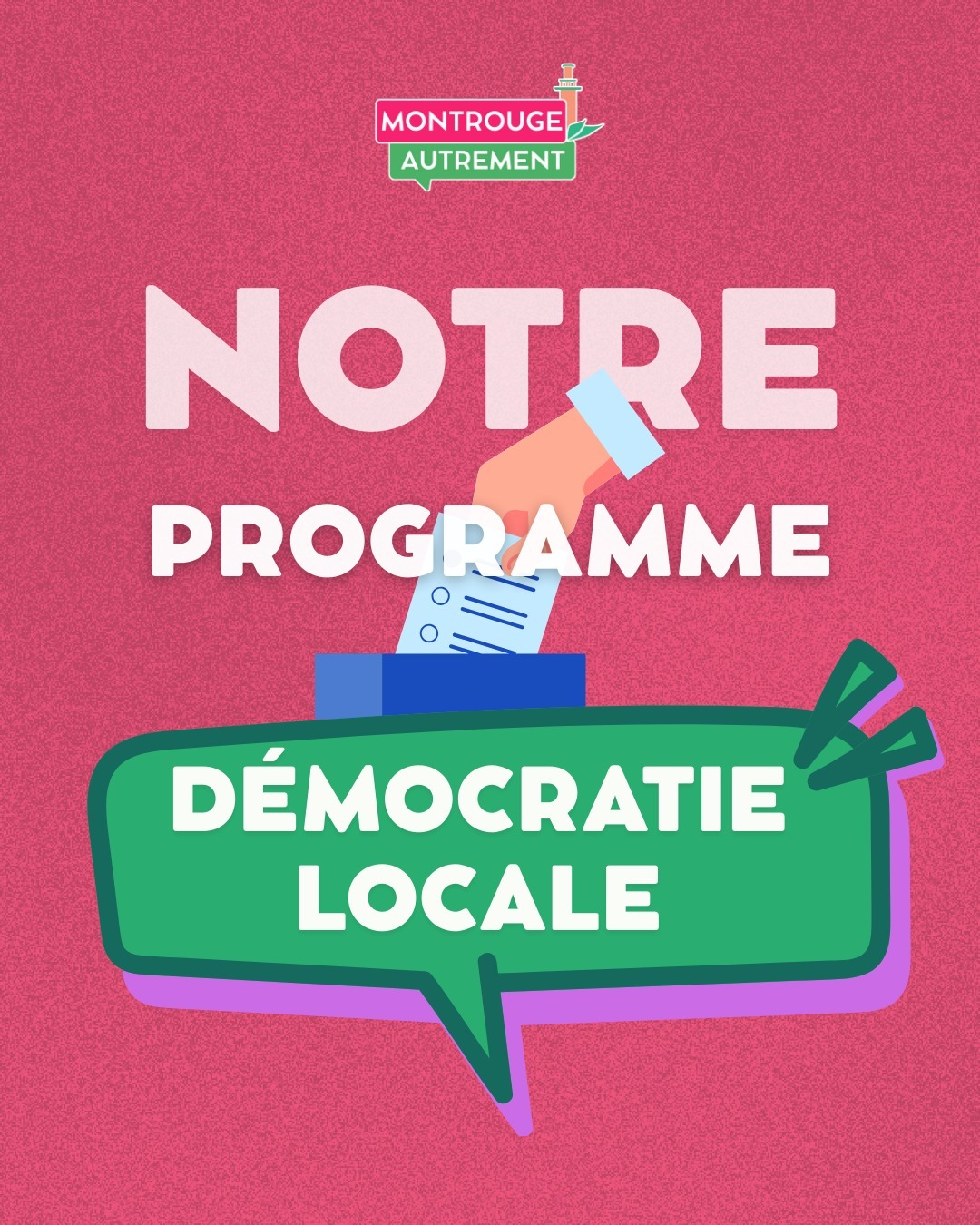 Aujourd'hui, mettons en lumière quelques unes de nos propositions concernant la démocratie locale !

Pour en savoir +, rendez-vous sur notre site internet

#montrouge #montrougeautrement #municipales #montrouge2026 #municipales2026
