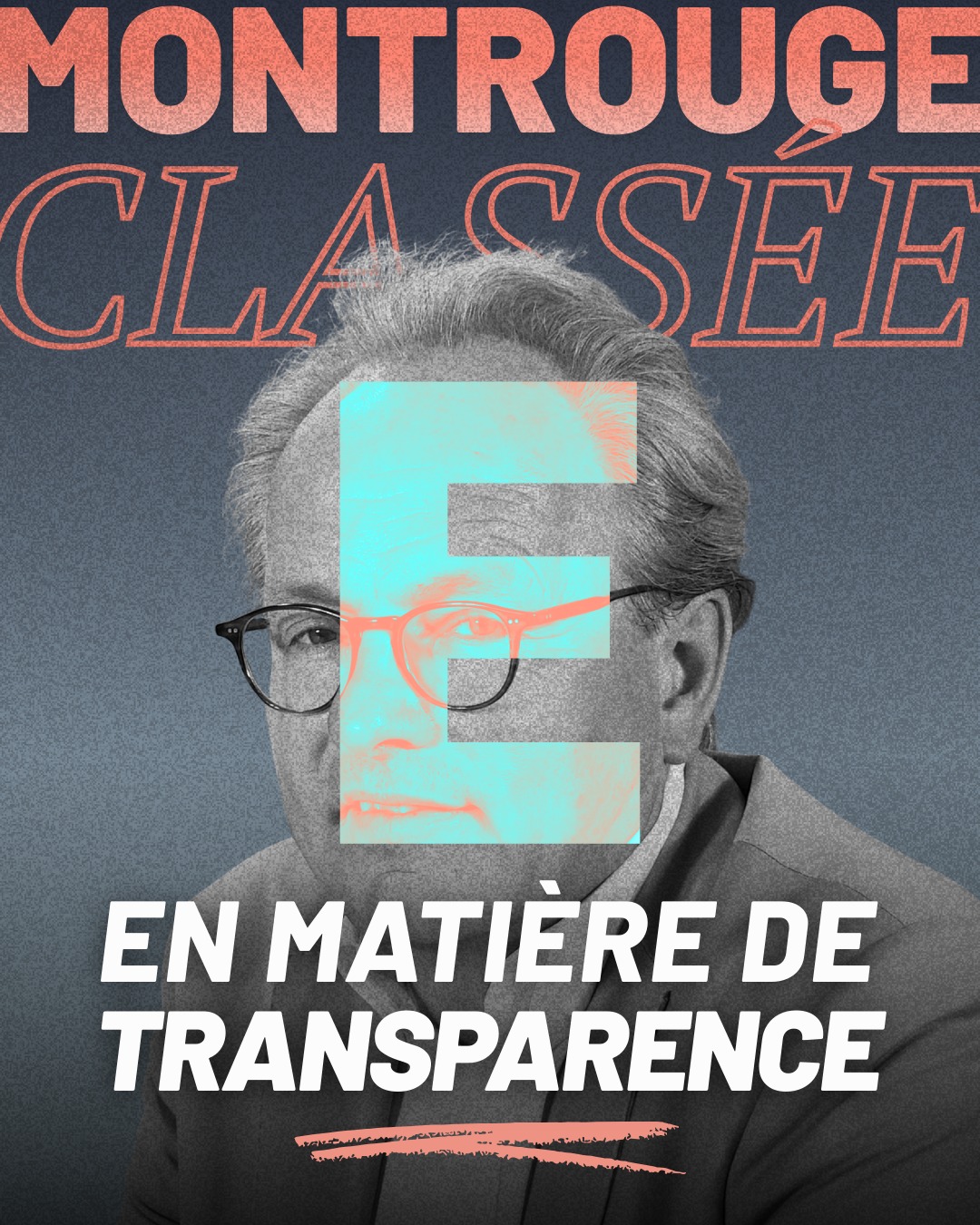 Montrouge est classée E en matière de transparence par Éclaireur Public, un outil indépendant conçu à l’initiative de Anticor et Data for Good.

Pourquoi si peu de transparence ?

La gouvernance et les finances communales doivent être au service de l’intérêt général. Nous défendons une gestion rigoureuse, transparente et responsable, qui protège les services publics et prépare l’avenir.

Chaque euro dépensé doit être utile, juste et lisible.

Lien vers le classement : https://eclaireurpublic.fr/community/219200490

#montrouge #montrougeautrement #municipales #montrouge2026 #municipales2026