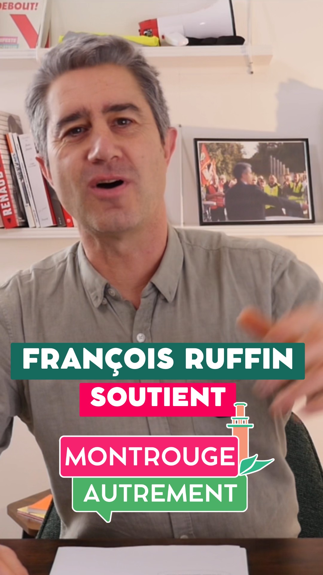 François Ruffin, Député de la Somme et Président de "Debout !", soutient la liste Montrouge Autrement ! Merci à lui, et rendez-vous les 15 et 22 mars aux urnes pour enfin faire changer les choses à Montrouge !

#montrougeautrement #montrougemunicipales #municipales2026 #montrouge2026 #montrouge