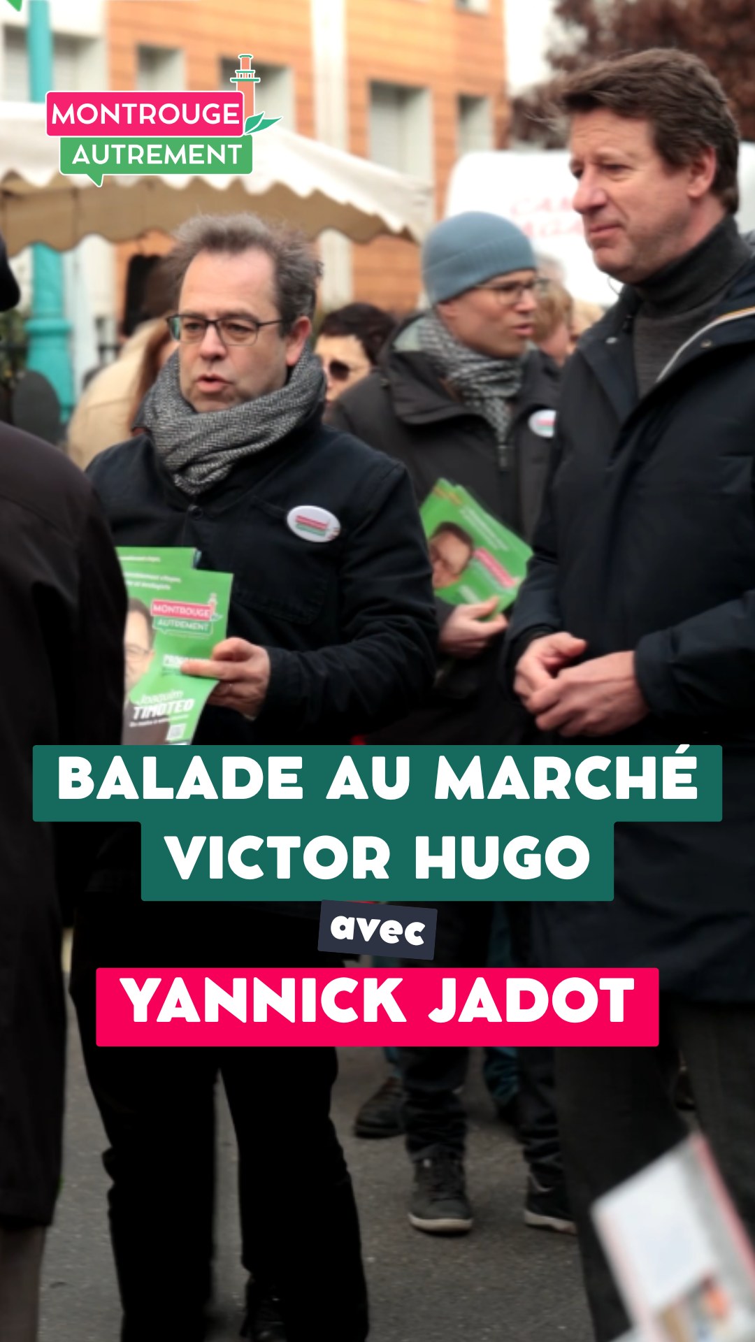 Retour sur la venue de Yannick Jadot au marché Victor Hugo pour soutenir notre liste d'union de la gauche pour les municipales !

#montrouge #montrougeautrement #municipales #montrouge2026 #municipales2026